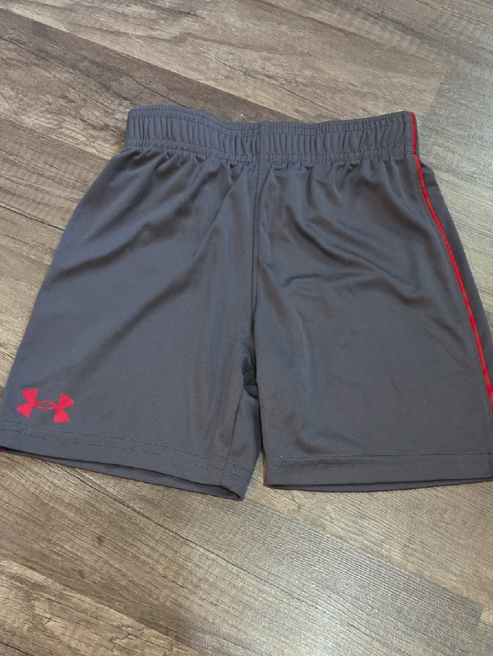 Under Armour Black Shorts with Red Trim